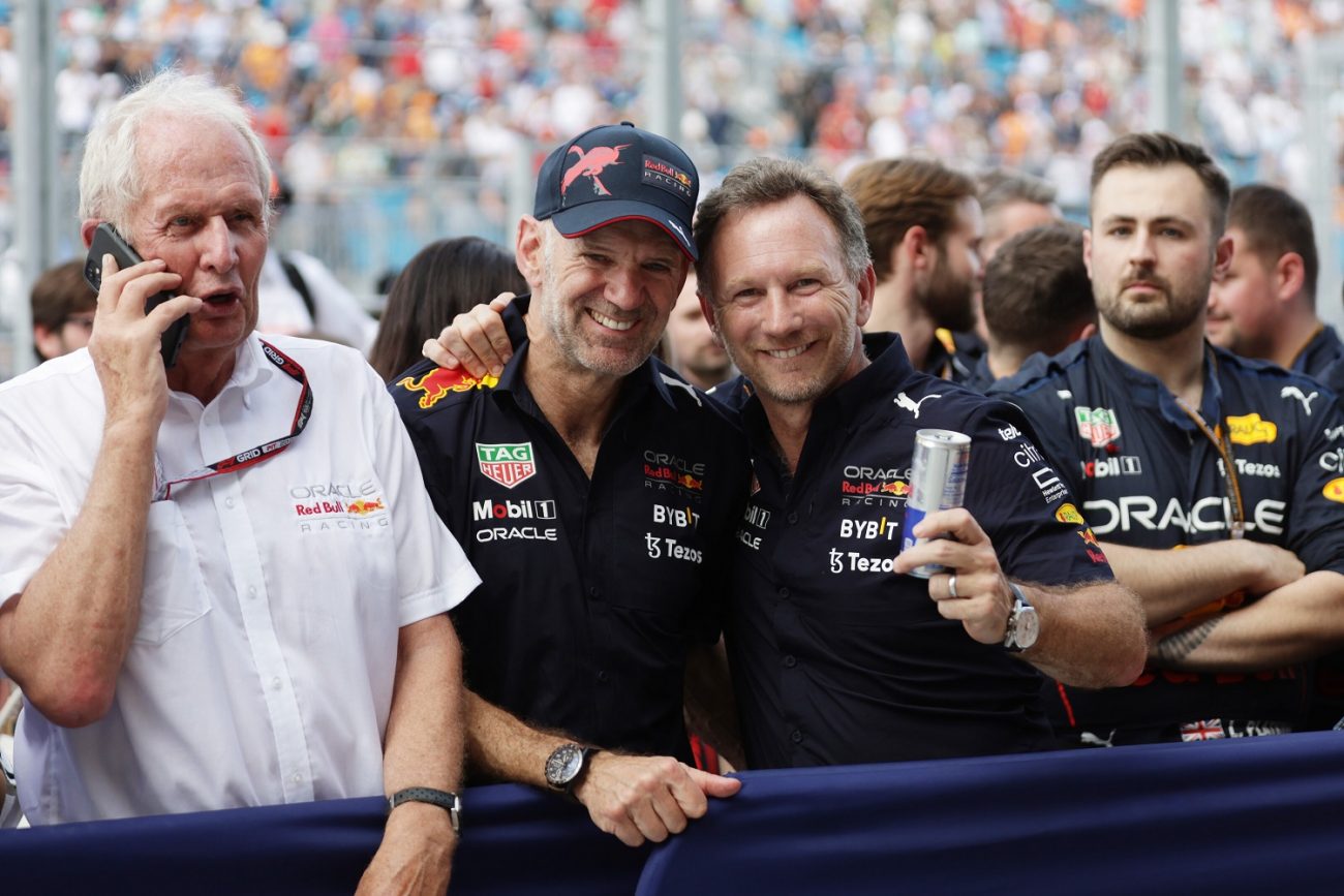 Helmut Marko, Adrian Newey, Christian Horner